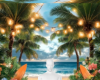 Beach party background