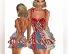 CountryRuffledDressRed