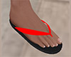 Red Flip Flops (M)