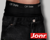 Black Demin Shorts No T