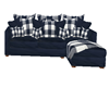 Plaid sofa