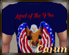 Blue/Land of the Free T