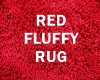 [MAU] RED FLUFFY RUG