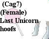 (Cag7)Last Unicorn hoofs