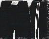 black strip denim