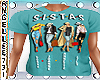 SISTAS AQUA TOP w NAMES