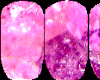Pink Amethyst Nails