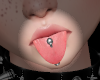 Silver Tongue Piercing