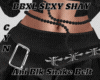 Ani Blk Snake Belt