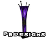 PB ArtDeco Lamp Purple