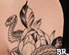 Tattoo Flower Snake