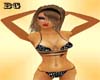 *BG*Black shine bikini