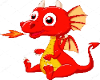 Baby fire dragon