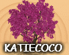 Purple autumn tree