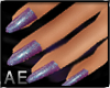 [AE] Cosmic Violet Nails