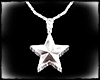 A SILVER STAR NECKLACE