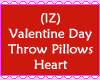 VDay Throw Pillows Heart