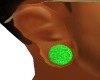 Green Diamond Ear Plugs