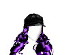 Devas purple hat hair