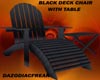 Black Deck Chr with Tbl
