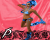 blue fire bikini