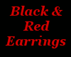 Black & Red earrings