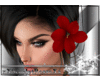 Summer Hair Flower Red