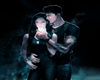 Cutout Dark couple