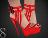 -S- Savvie Red Heels