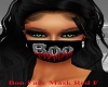 Boo Face Mask Red F