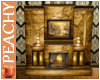 P~ Gilded fireplace
