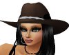 Cowboy Hat Dark Brown