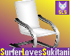 (SLS) Cuddle Chair White