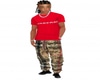 Kids Red BB Camo Fit