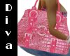 *DD* Pink Croc Handbag