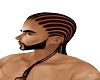 mens red braids thin