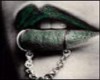 Sexxy Green Lip W/rings