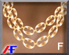 AF. D Gold Necklace F