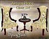 Antq Phone Chair Set CmR