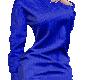 A~ Blue Silk Dress