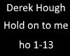 Derek Hough Hold on 2 me