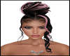 Updo Hair - Black Pink