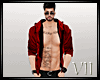 VII:Red Open Jacket