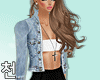 ! Chained Denim Jacket
