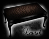 Leopard print bench