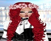 haistyle emo red&flowers