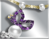 Purple Pearl  Necklace