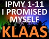 Klaas -I Promised Myself