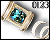 *0123* Blue Diamond Ring