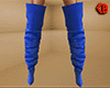 Blue Thigh High Boots F